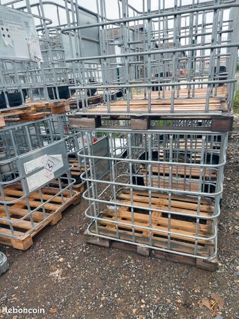 Palox fer avec palettes bois