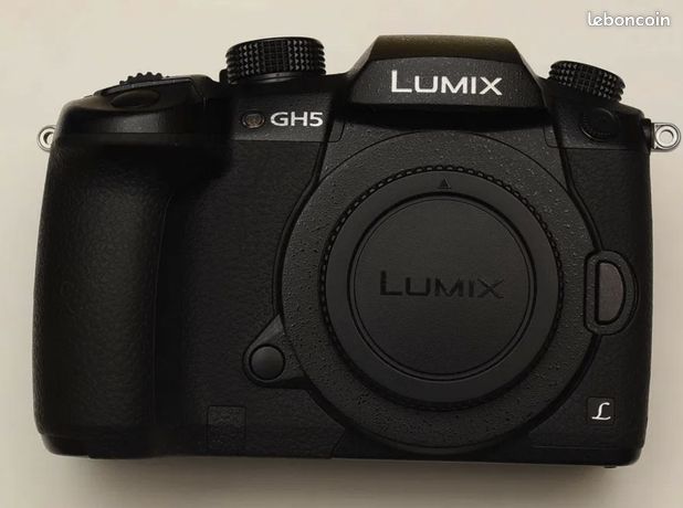 Panasonic Gh5 + objectif + 3piles + carte SD