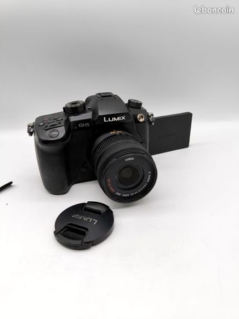 Panasonic Lumix GH5 + Objectif 14-42 mm + Accessoires Complets – Quasi Neuf, 18 722 Déclenchements