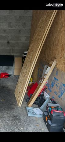 Panneau de bois + chevrons