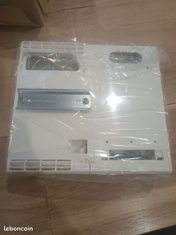 Panneau de contrôle nu pour compteur electronique tarif bleu et disj de branchement blanc EDF 69 81 150 MAEC CAHORS 0351220