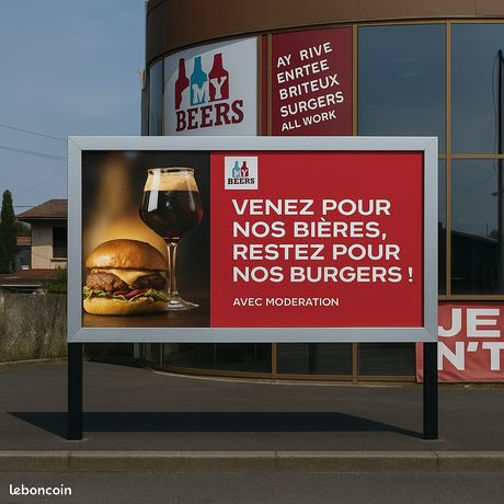 Panneau publicitaire extérieur Bannergear Grand format (4x2,4m)