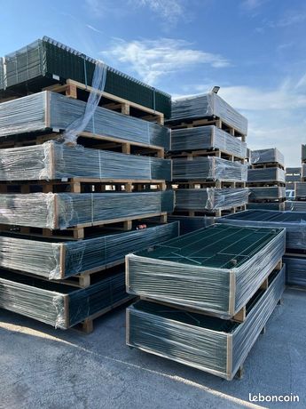 Panneau rigide grillage clôture occultant poteau portail portillon porte fermeture