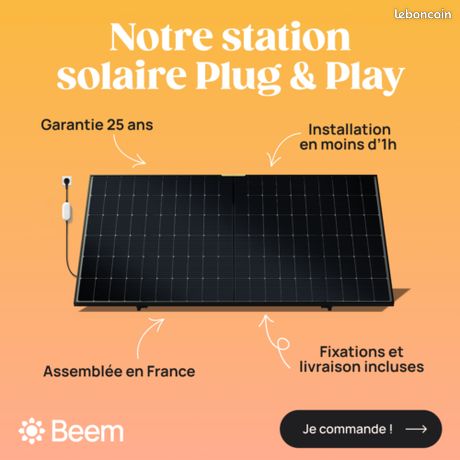 Panneau Solaire BEEM 500W 429 TTC GRATUITE sur Rouen et agglomération