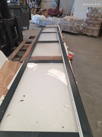 Panneau vitré porte sectionnelle