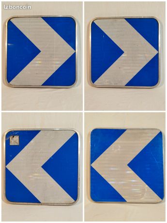 Panneaux balise de virage