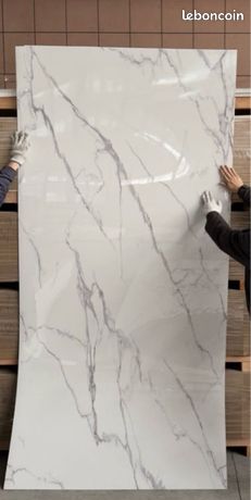 Panneaux Effet Marbre / PVC Haute Brillance / Rendu Exceptionnel