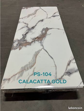 Panneaux PVC imitation marbre gris anthracite