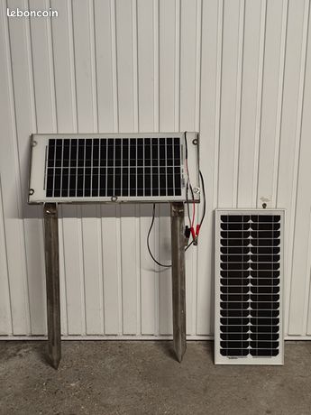 Panneaux solaires avec support inox