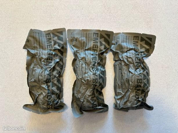 Pansements israéliens compressifs Lot de 3 Neuf sous vide