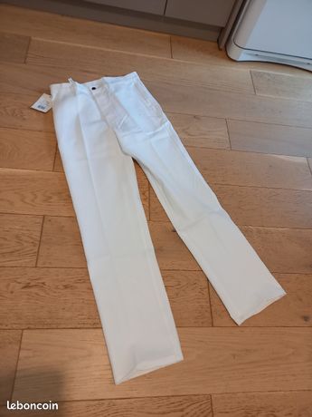 Pantalon blanc de travail/chantier T42