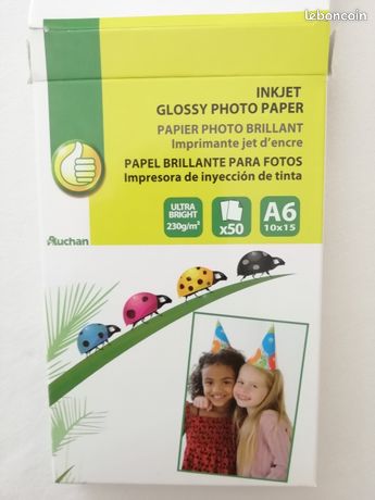 Papier photo brillant 50 feuilles