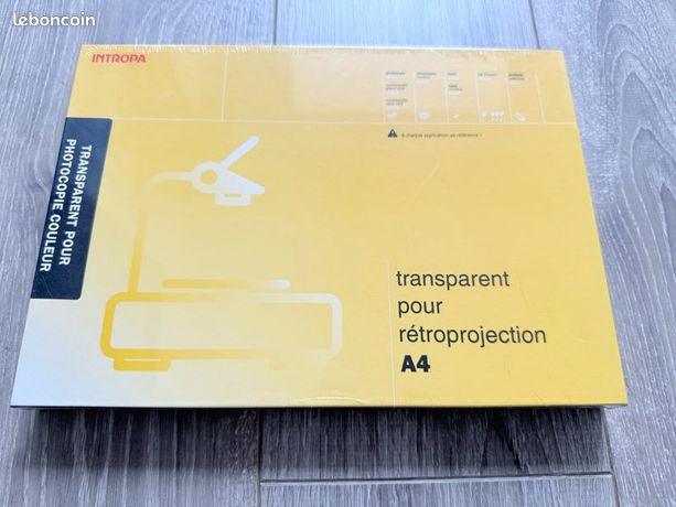Papier transparent pour rétroprojecteur