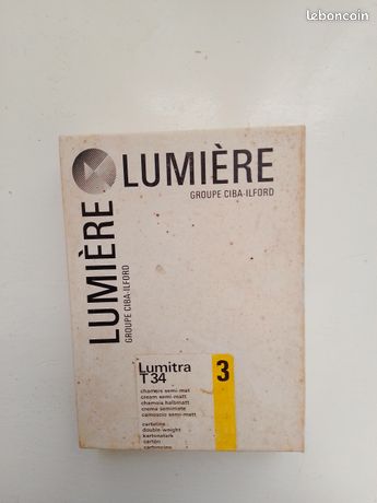 Paquet de 100 feuilles photos Lumiètre Lumitra T34