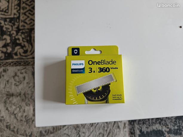 scellé 3 lames One blade 360 Philips Oneblade