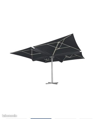 Parasol quadruple aluminium