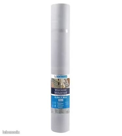 Pare pluie Sous toiture étanche 75m2 x 4