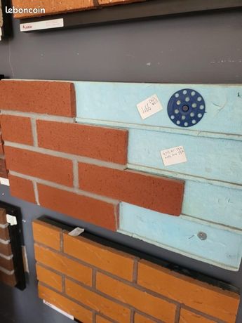 Parement briquette rouge