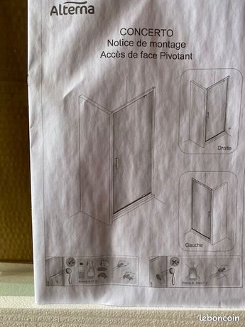 Paroi de douche Alterna Concerto 700