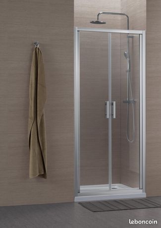 Paroi de douche Alterna Concerto accès de face 2 portes battantes 90 cm