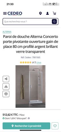 Paroi de douche