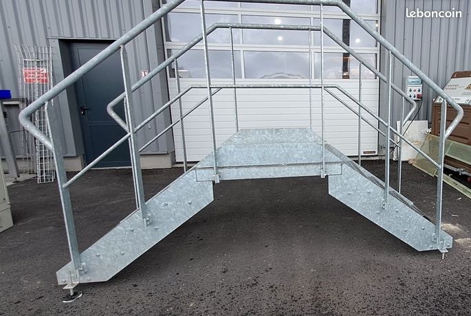 Passerelle galvanisé industrielle