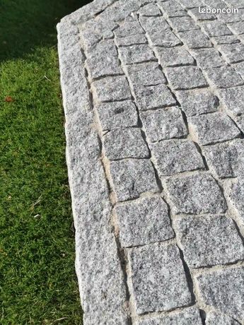 Pavé en pierre Carrossable - Granit Gris 10x10x5cm - Mineral Stones