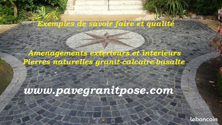 Pavé Granit cour allée