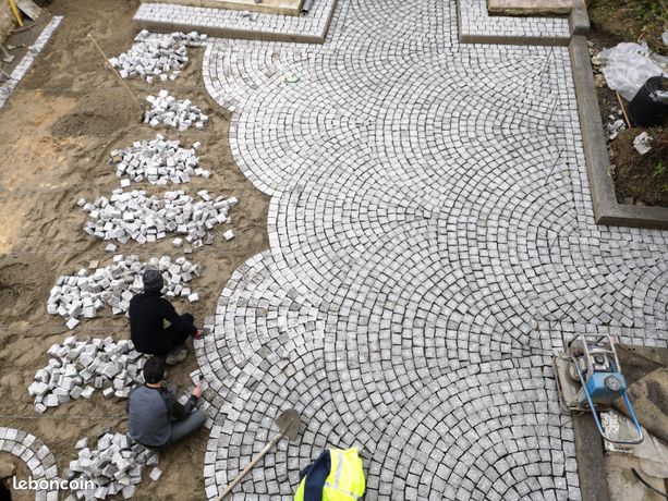 Pavés granit carrossables