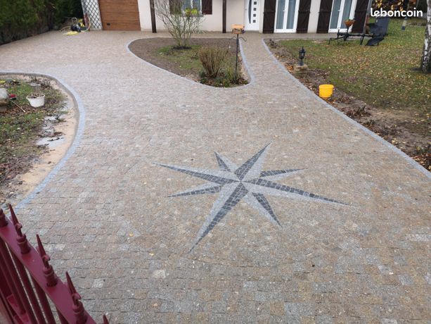 Pavés granit Cour terrasse allée