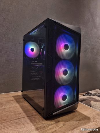PC Gamer RGB Ryzen 5 5600X / RX 6600 XT RTX 3060 Ti / 16 Go DDR4 RGB / SSD 1 To Ultra 1080p / High 1440p