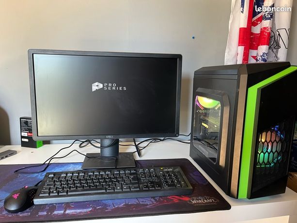 PC gamer -Ryzen 3 1200 - GTX 1660 - 16Go Ram - 500Go + Écran