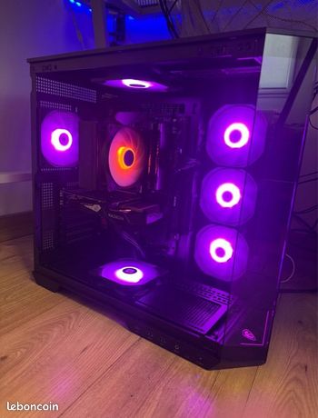 PC Gaming R5 5500 / RX 6500 XT 16 Go 3600 Mhz NVMe 500 Go + M.2 130 Go + HDD 1 To Win11 installé PACK clavier/souris/tapis RGB + 20 Steam + clé officielle Win11 pro + Wi-Fi/BT