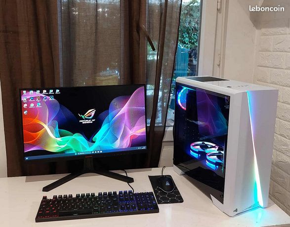 Pc gaming intel core Iintel core i7 16gb gtx ecran 24 clavier souris
