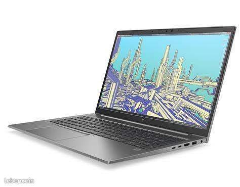 Pc HP Zbook G7 i7 10510U QuadCores NVIDIA P520 SSD 512g 16g 15.6"FHD