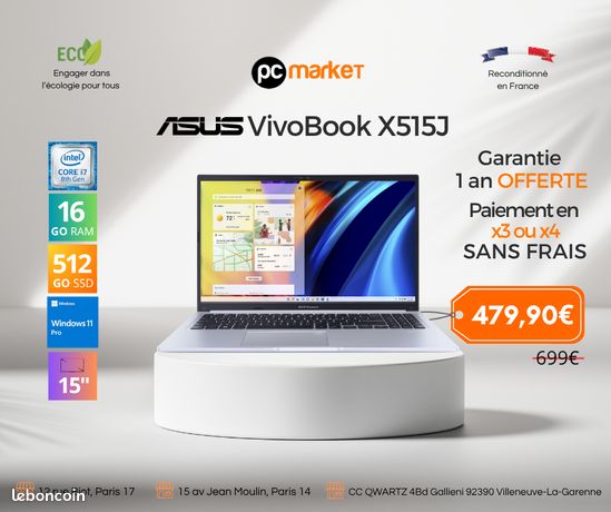 Pc portable ASUS VivoBook X515J