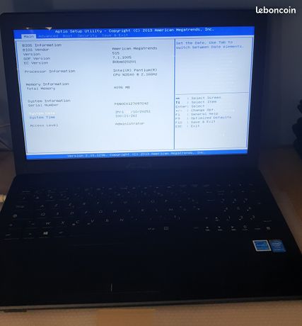 PC portable Asus X551M
