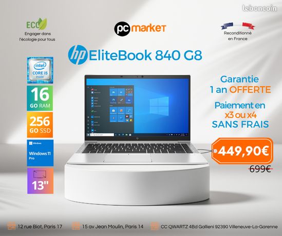 Pc portable HP EliteBook 840 G8