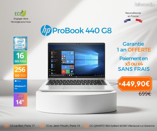 Pc portable HP ProBook 440 G8