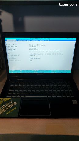 PC portable Lenovo tactile