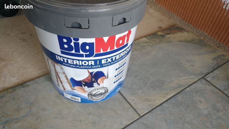 Peinture blanche mat 15litres