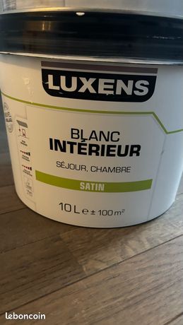 Peinture blanche satin Luxens ~5L