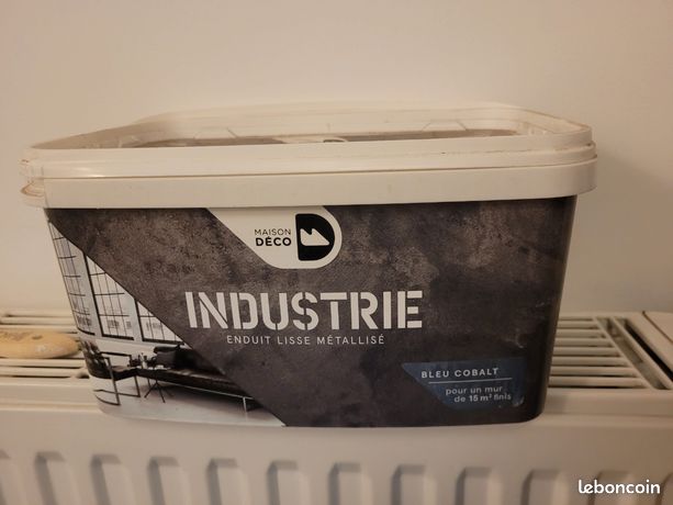 Peinture bleu cobalt industriel