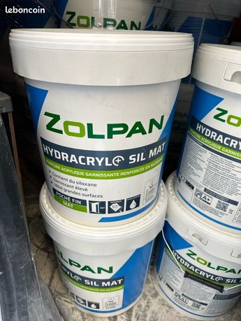 Peinture hydracryl + siloxane zolpan ultra blanche