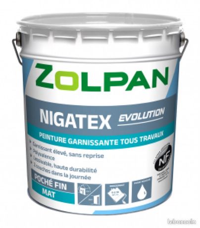 Peinture lessivable extérieur/intérieur NIGATEX 15L