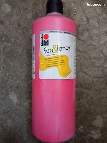 Peinture pour verre retirable