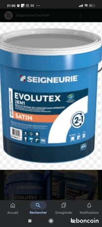 Peinture seigneurie evoulutex a partir de 90