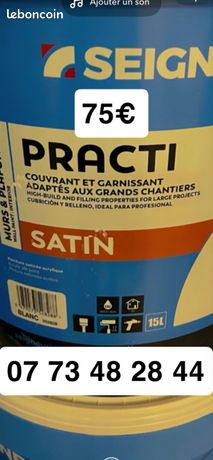 Peinture seigneurie PRACTI SATIN evolutex velours 2 en 1 pantex mat practi velours unikalo mat + primwood schuss ultra SUPER G VELOURS