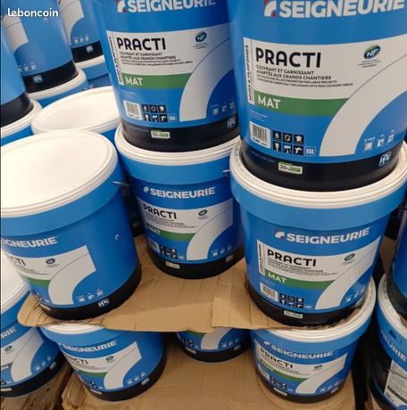 Peinture velours mat satin mat en stock