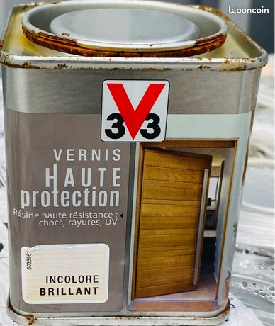 Peinture / vernis V33 haute protection incolore brillant